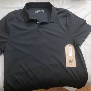 James Perse Y/osemite size 4 black polo